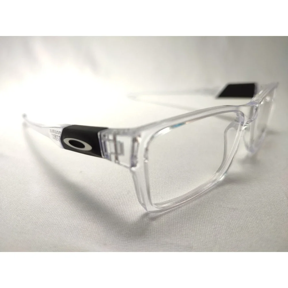 Oakley Double Steal OY8020 Polished Clear 48-15-129 Youth Frames Demo Lenses